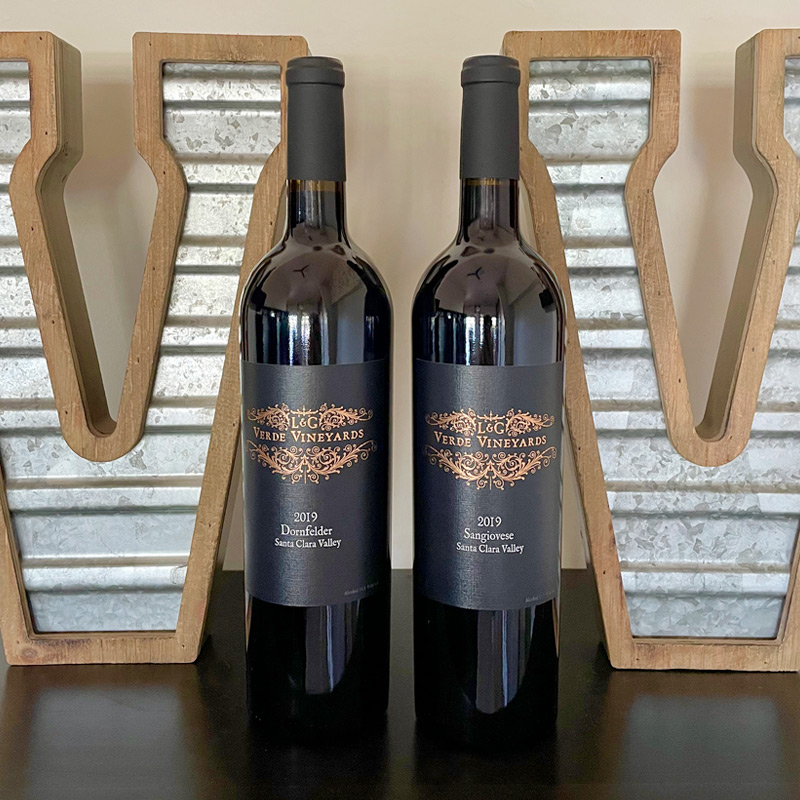 Verde Wine bottles